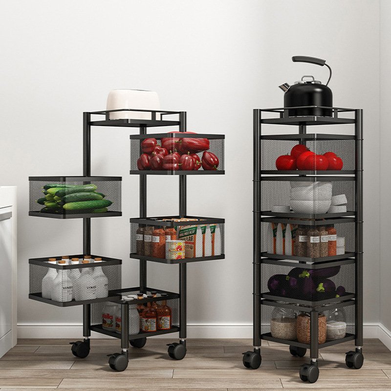 5 Layer Square Shape Kitchen Rack-P0226