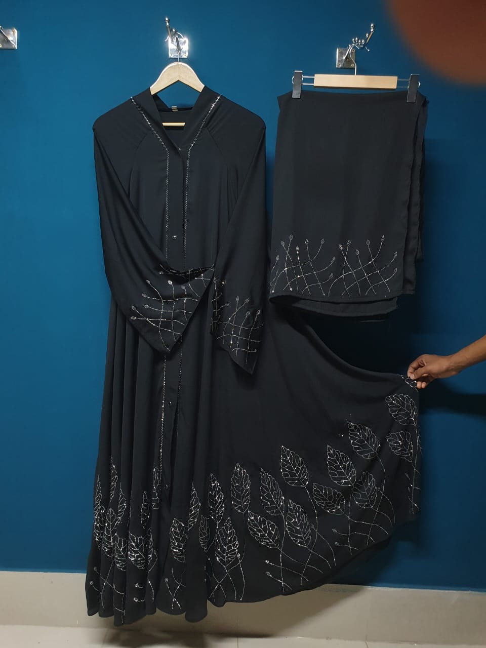 🖤 প্রিমিয়াম দুবাই চেরি ফ্যাব্রিক বোরকা 🖤